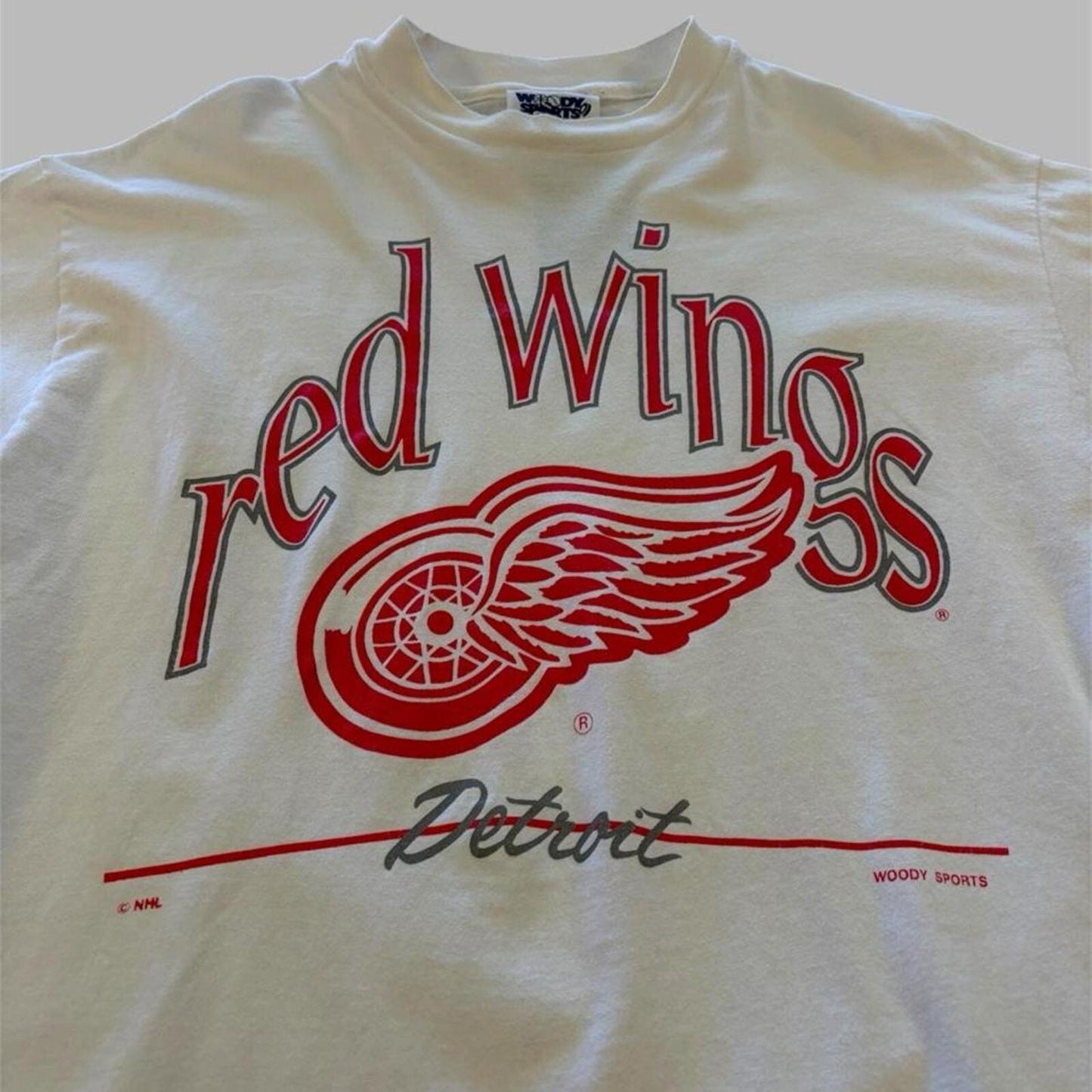 90s Detroit Red Wings Tee - L