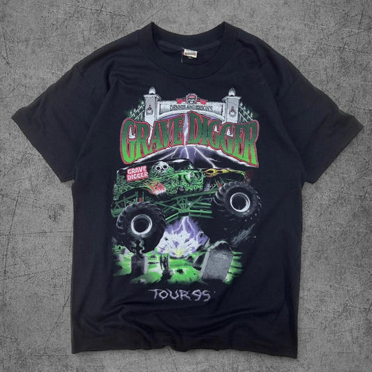 1995 Grave Digger Monster Truck Tour Tee - L