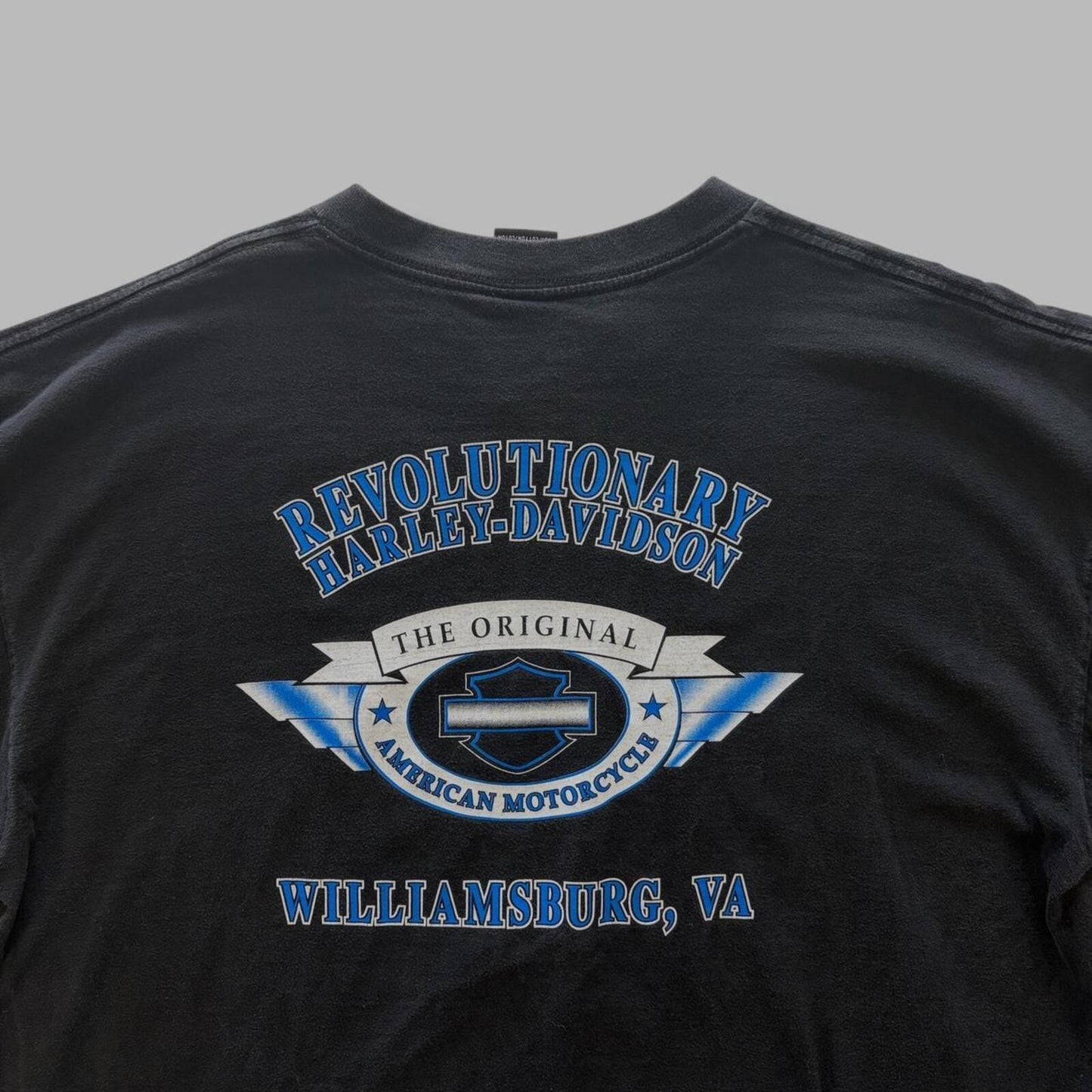 90s Harley-Davidson Williamsburg eagles tee - XL