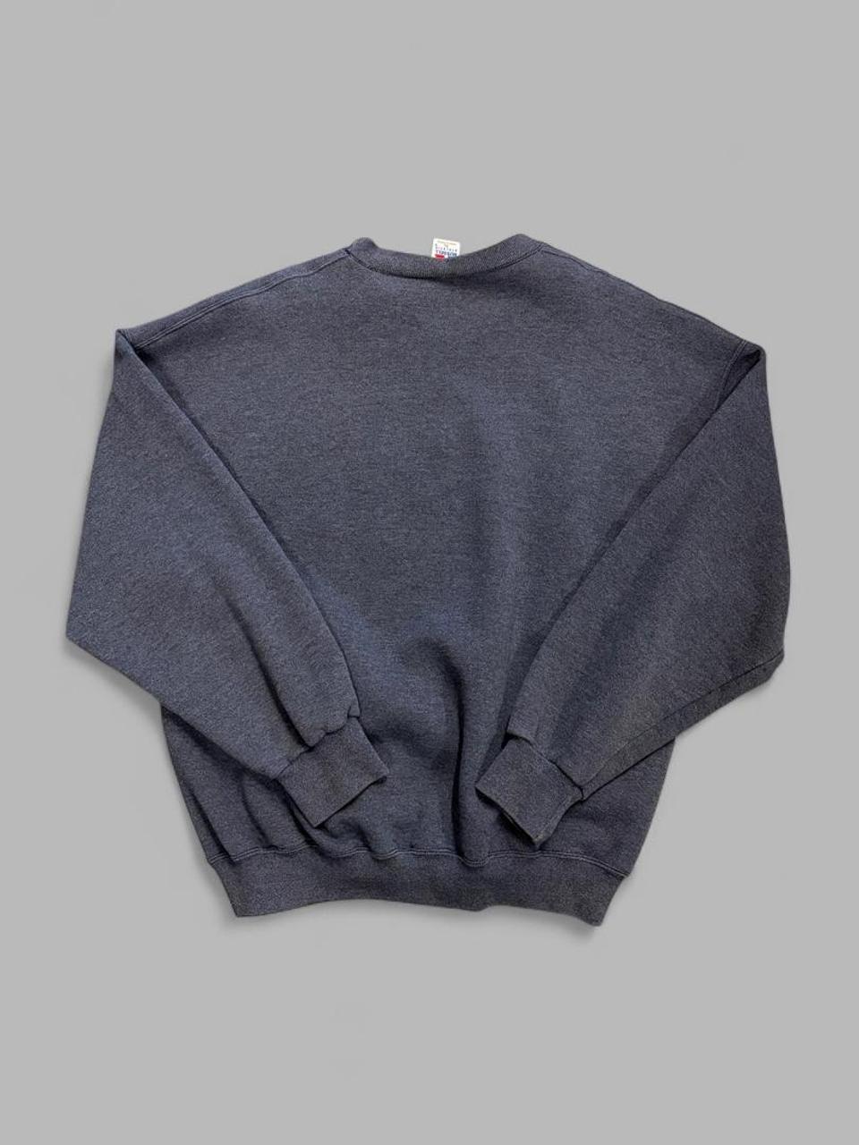 Vintage 90s Navy / Grey Russell Athletic Crewneck - XL