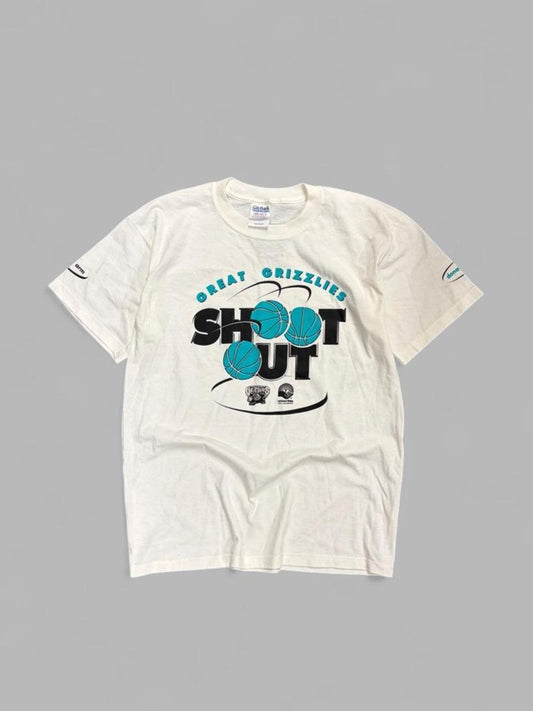 Vintage 90s Vancouver Grizzlies Shootout Tee - L
