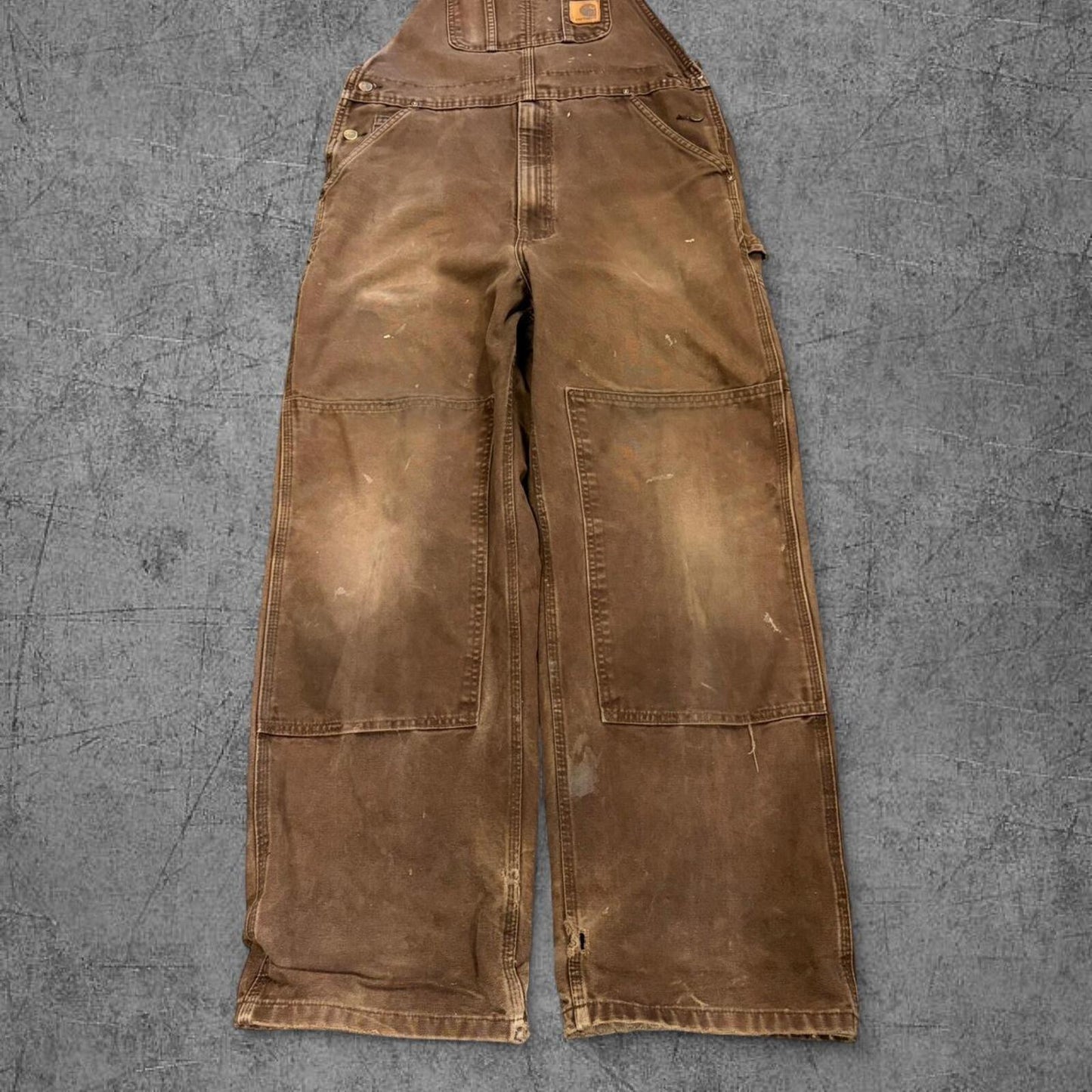 Vintage Mocha Carhartt Overalls - 34