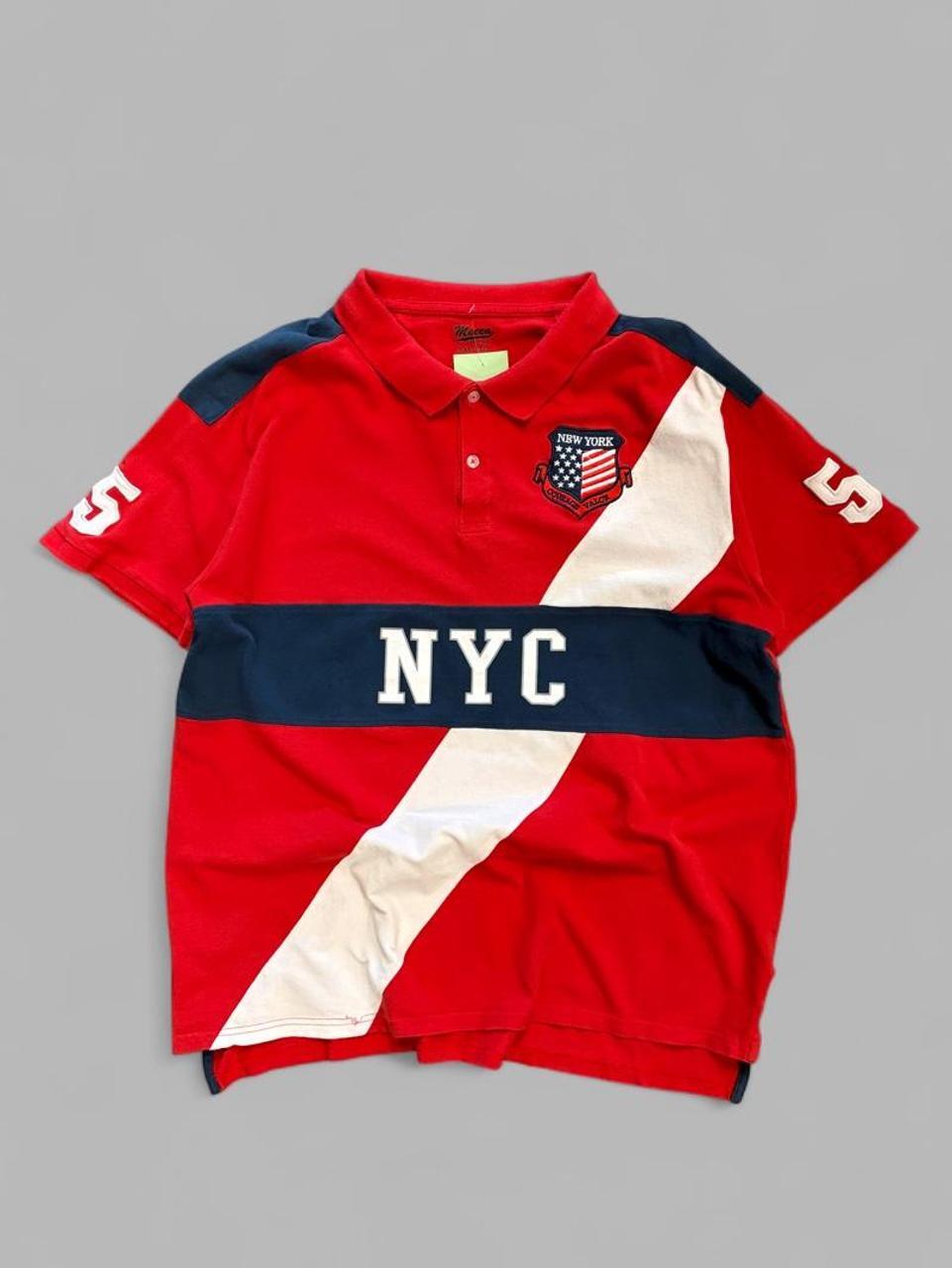 Y2K Mecca Red Polo - XXL