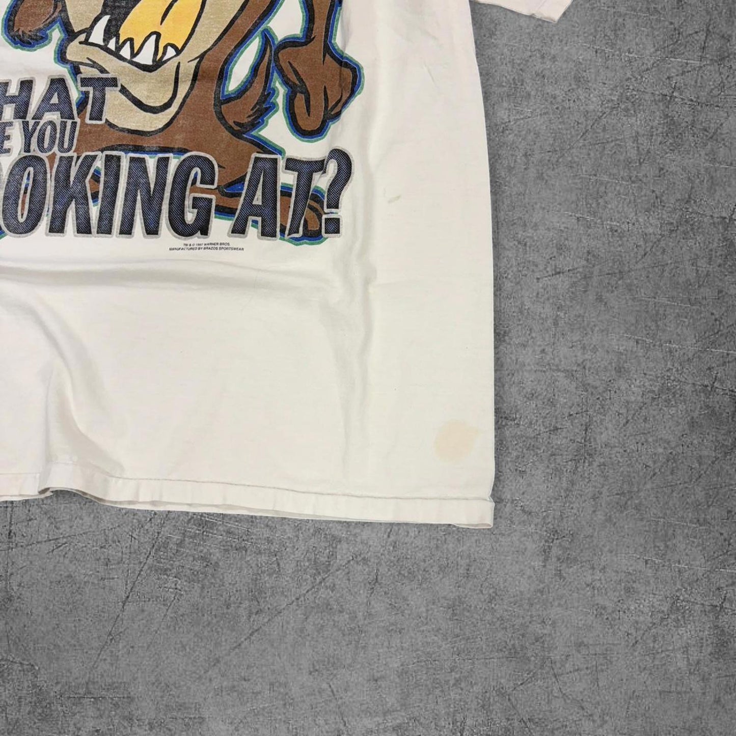 1997 Taz Devil Looney Tunes ‘What Are You Looking At?’ tee - L
