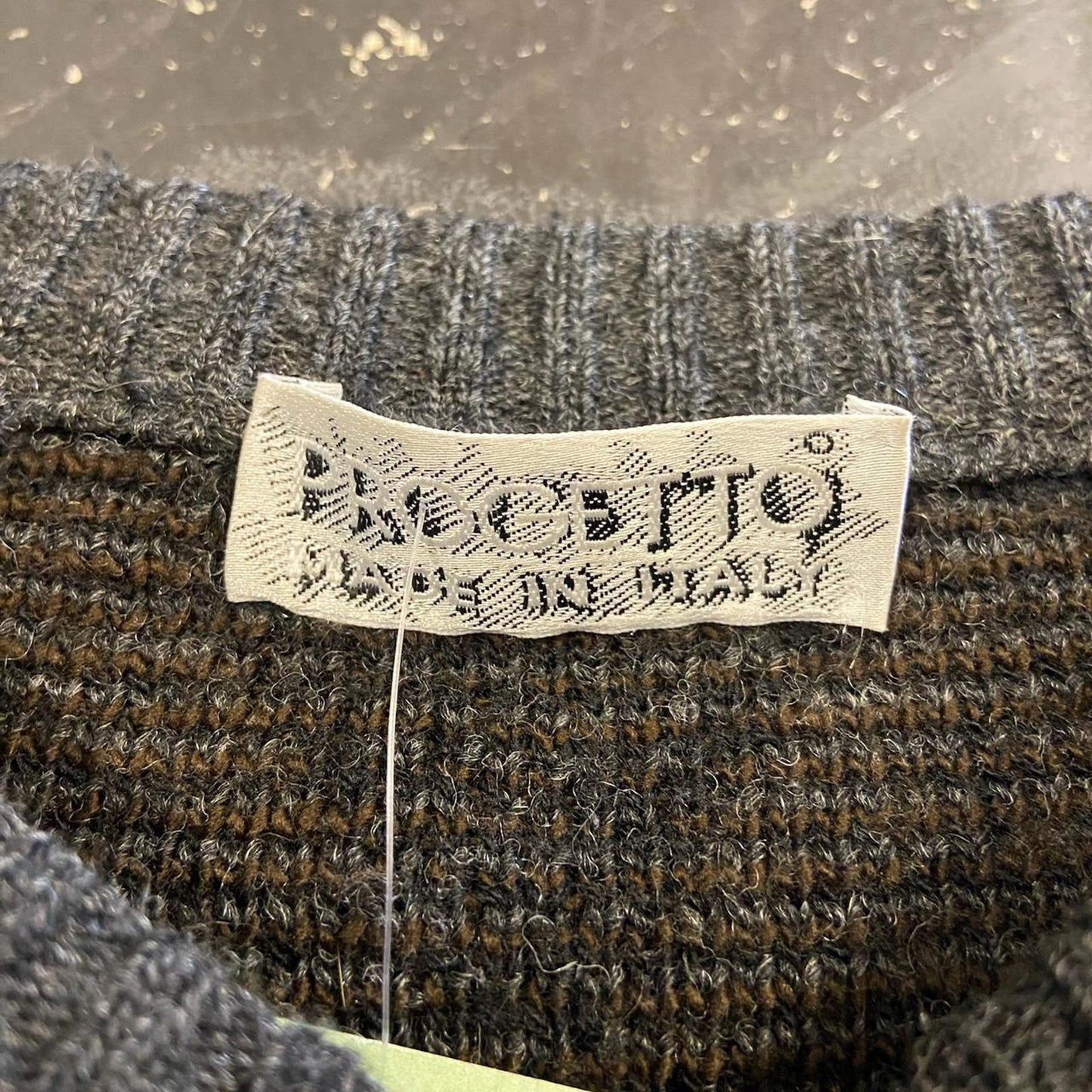 Vintage 90s Progetto Grandpa Knit - XL