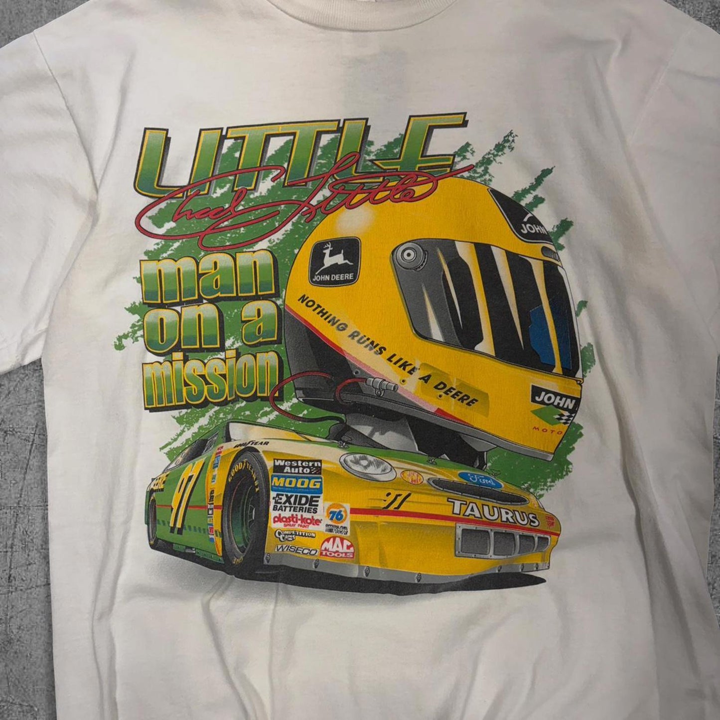 1998 Chad Little Nascar John Deer Tee - L