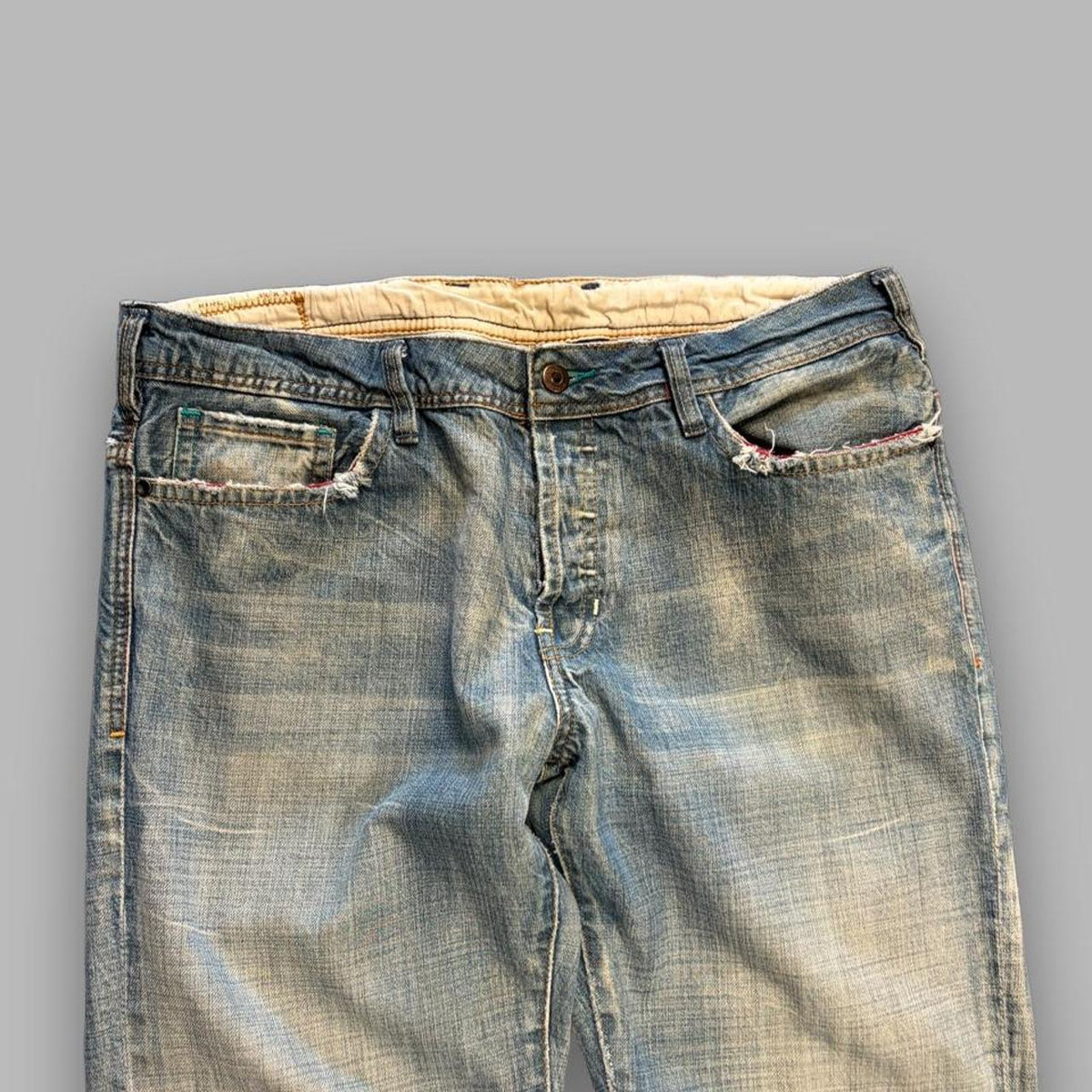 Y2K Buffalo Faded Bootleg Jeans - 36