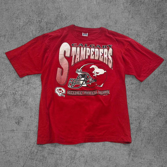 90s Calgary Stampeders Tee - XL
