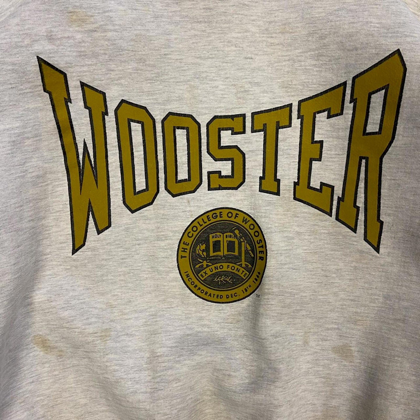 90s Russell Athletic Wooster Crewneck - XL
