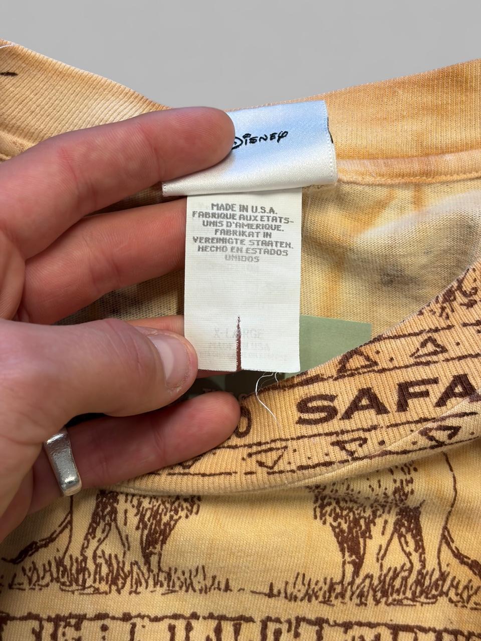 Vintage 90s Disney Safari AOP Tee - XL