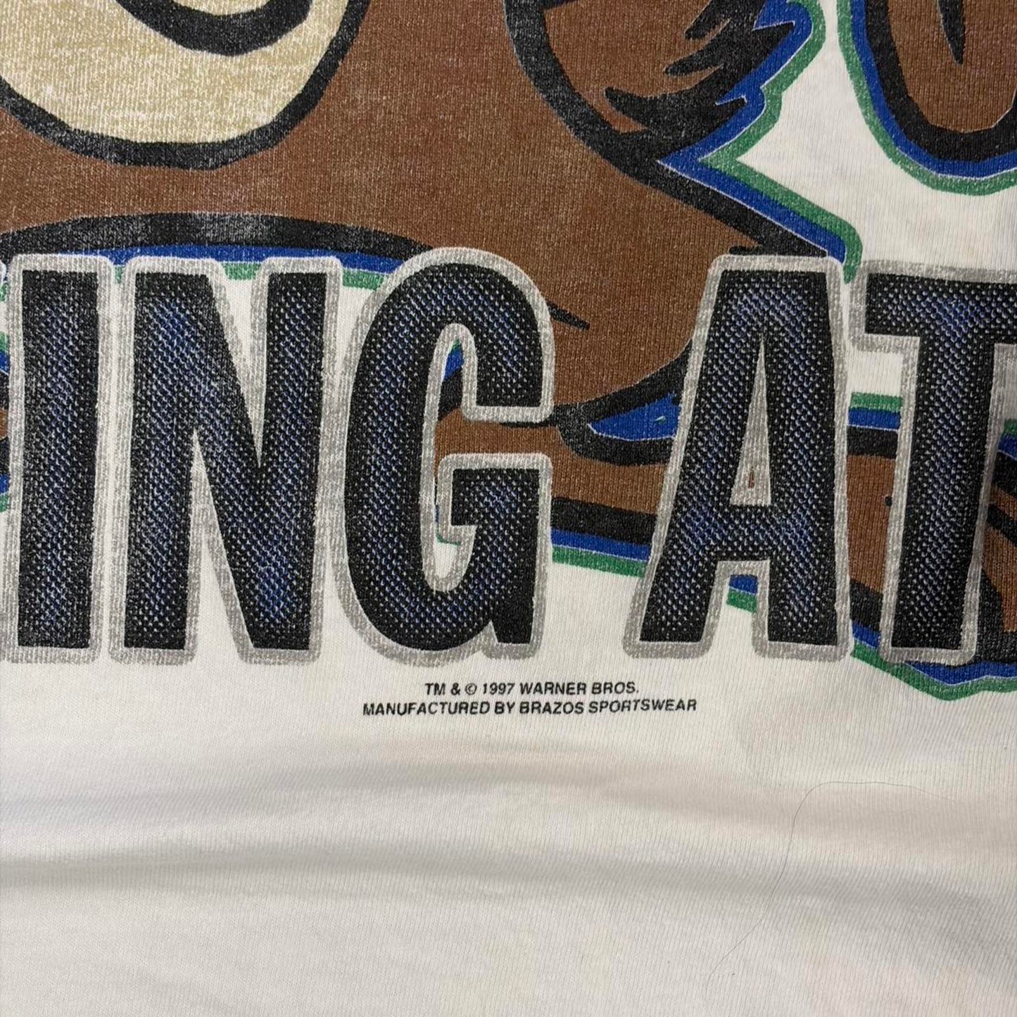 1997 Taz Devil Looney Tunes ‘What Are You Looking At?’ tee - L