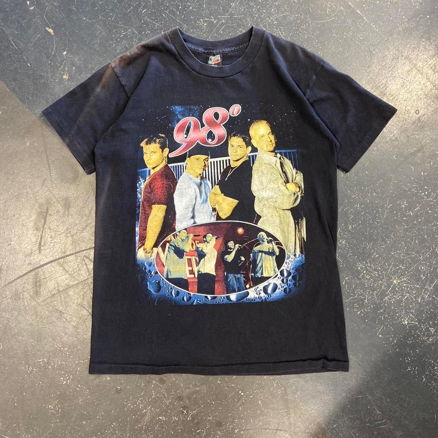 Vintage 98 Degrees Rap Tour Tee - M