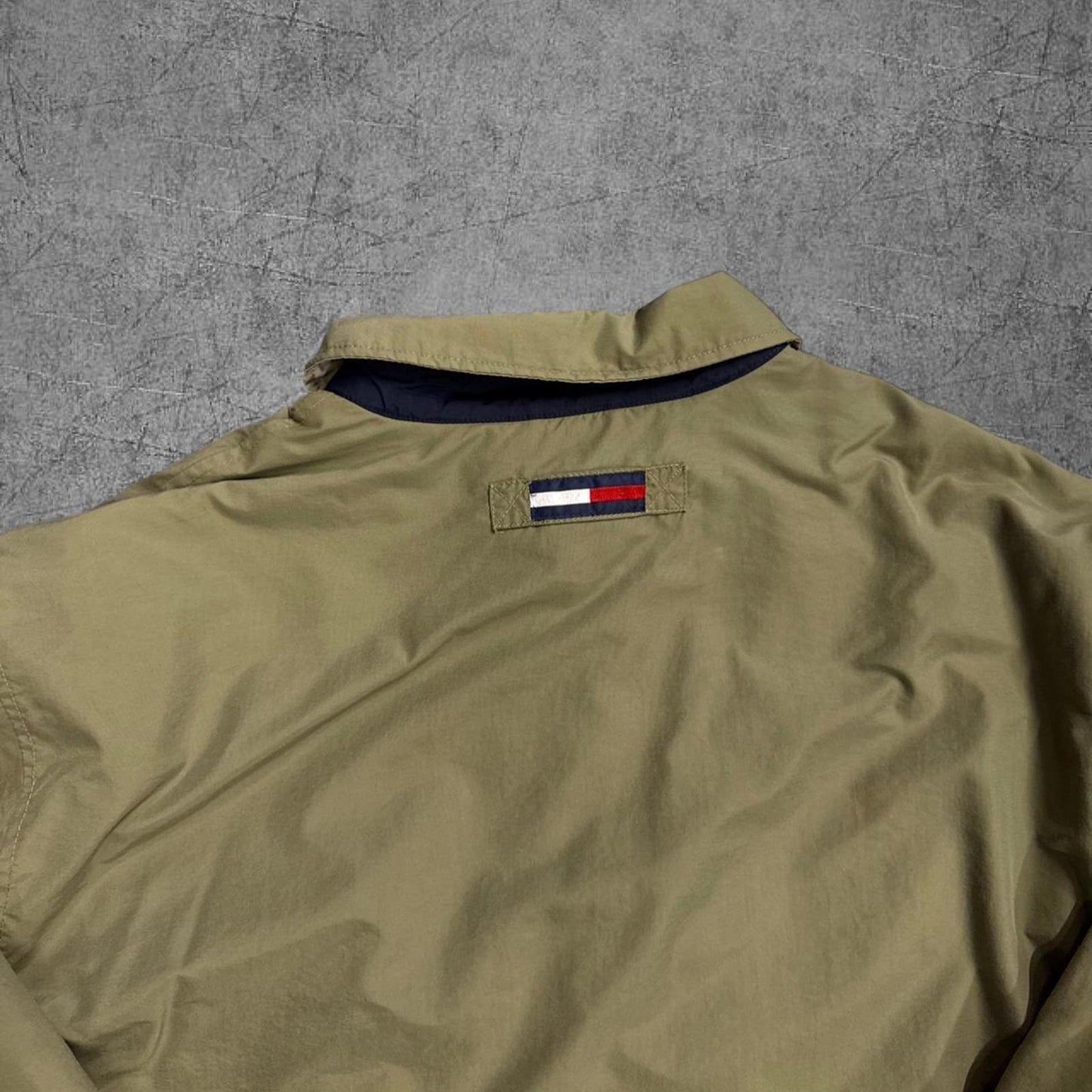 Vintage 90s Fleece Lined Olive Tommy Hilfiger Jacket - XL