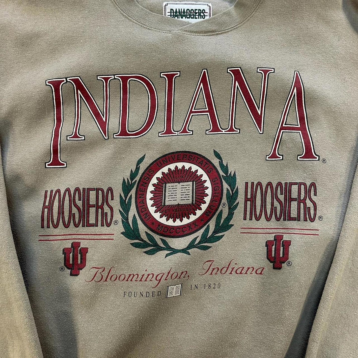 Vintage 90s Indiana Hoosiers University Crewneck - XL