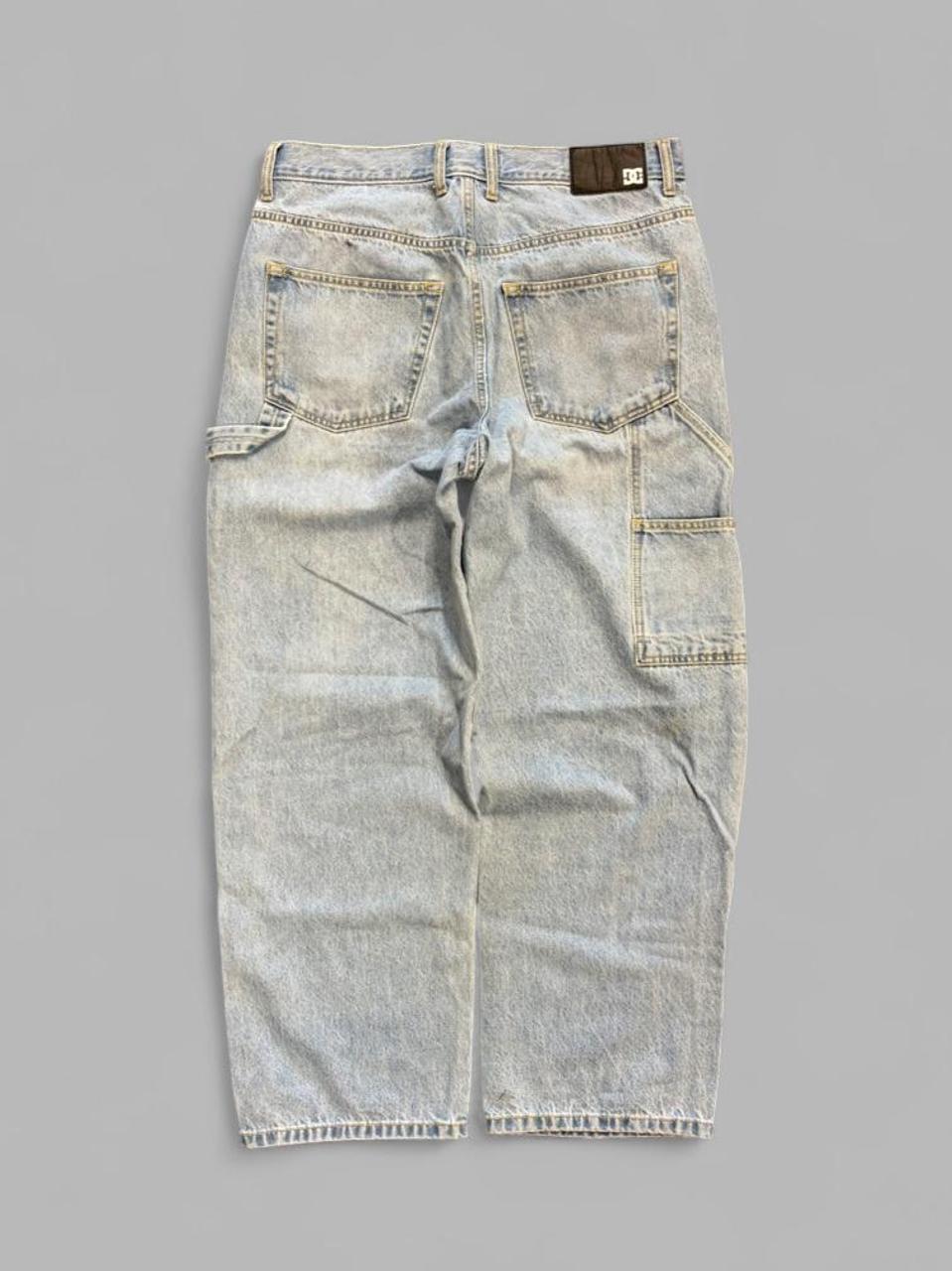 DC Light Wash Baggy Carpenter Jeans - 32