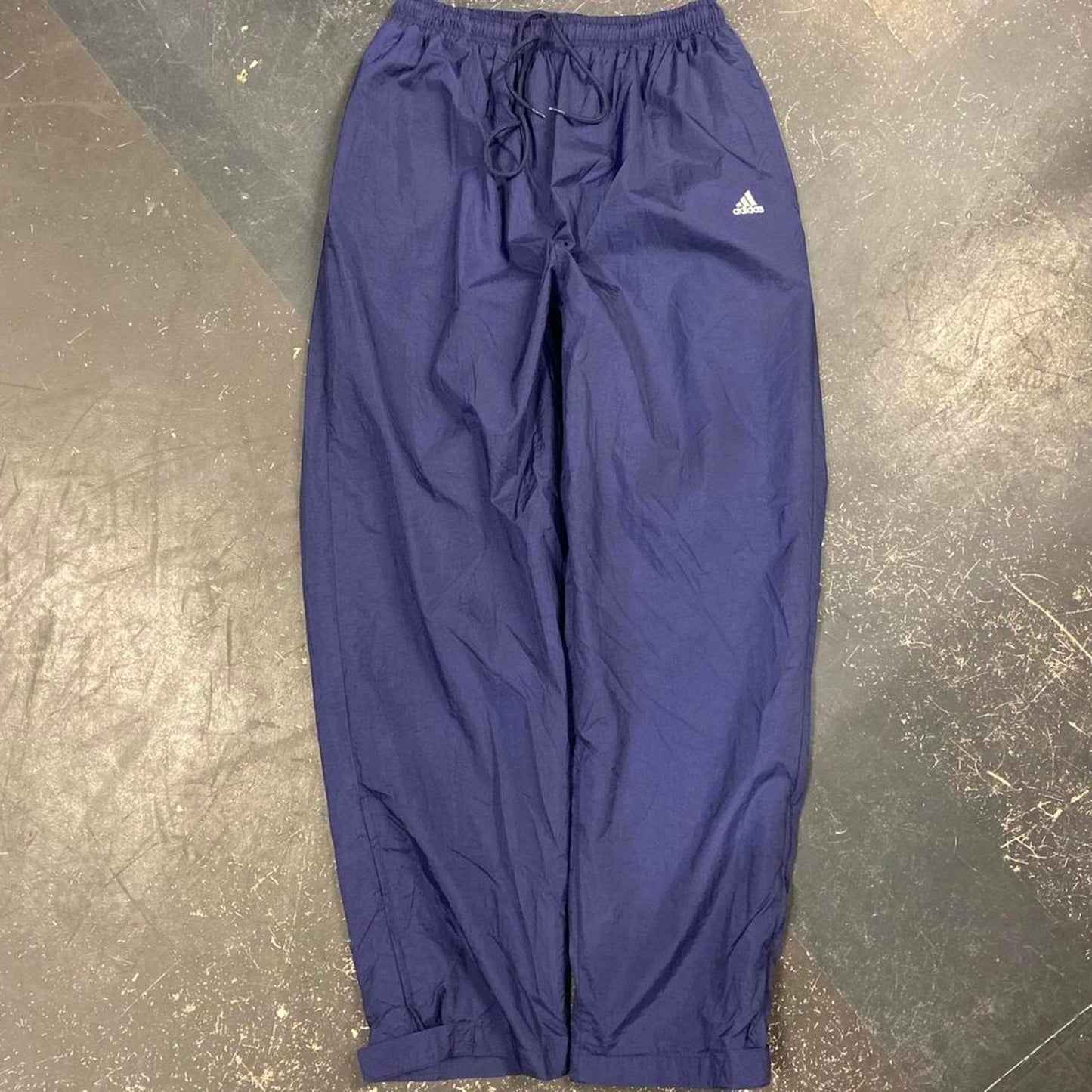 Vintage Navy Adidas Track Pants - M
