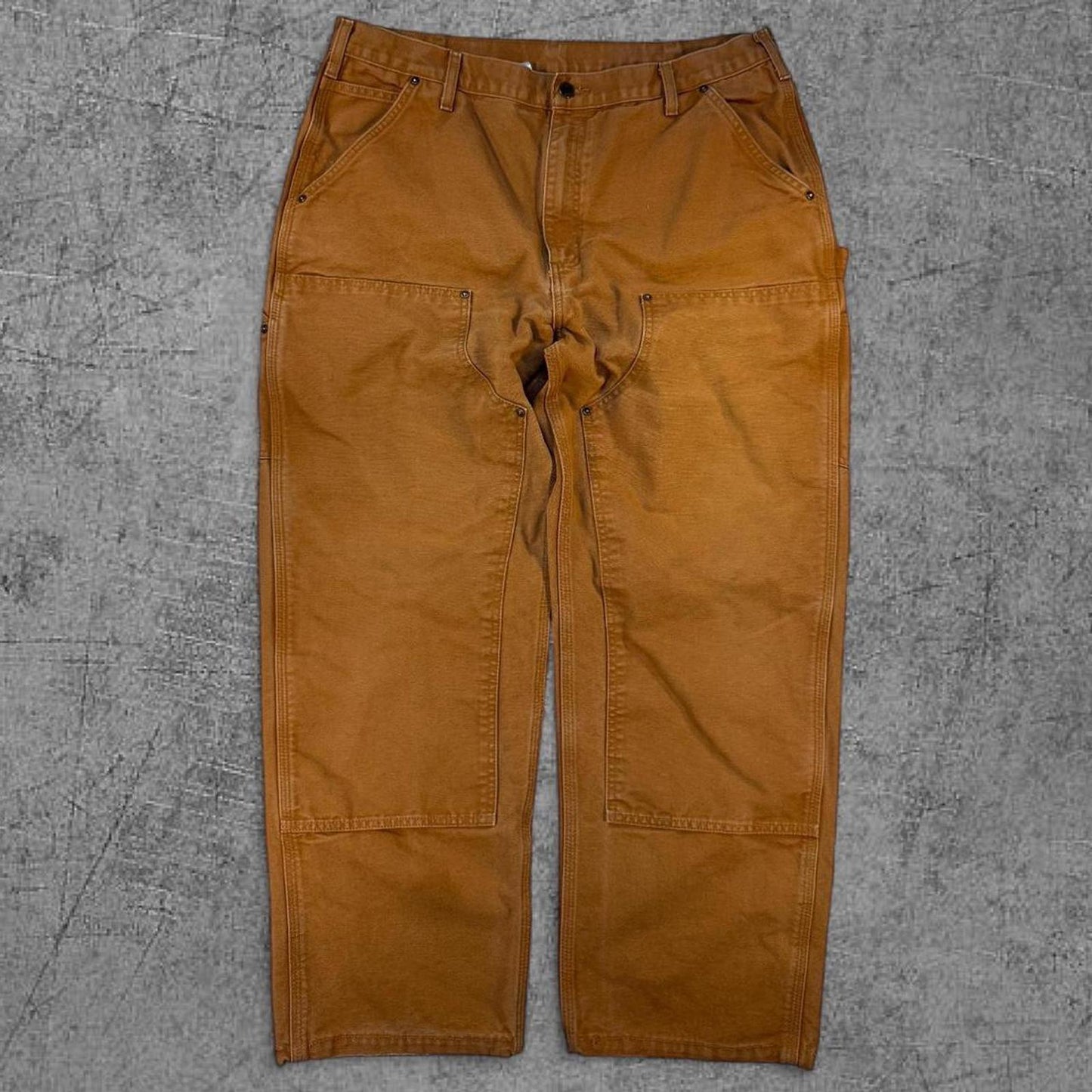 Vintage Tan Carhartt Double Knees - 38