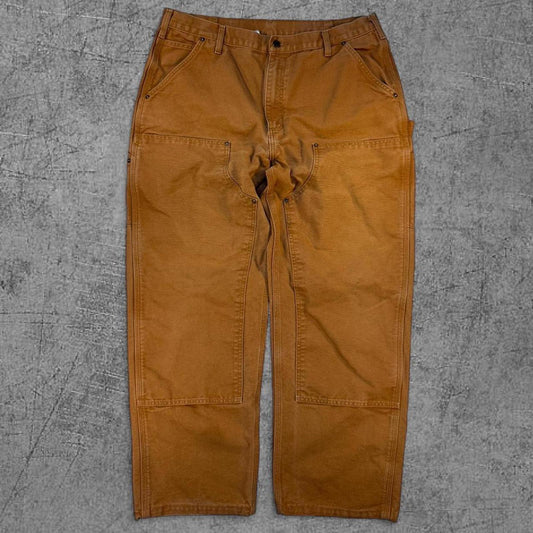 Vintage Tan Carhartt Double Knees - 38