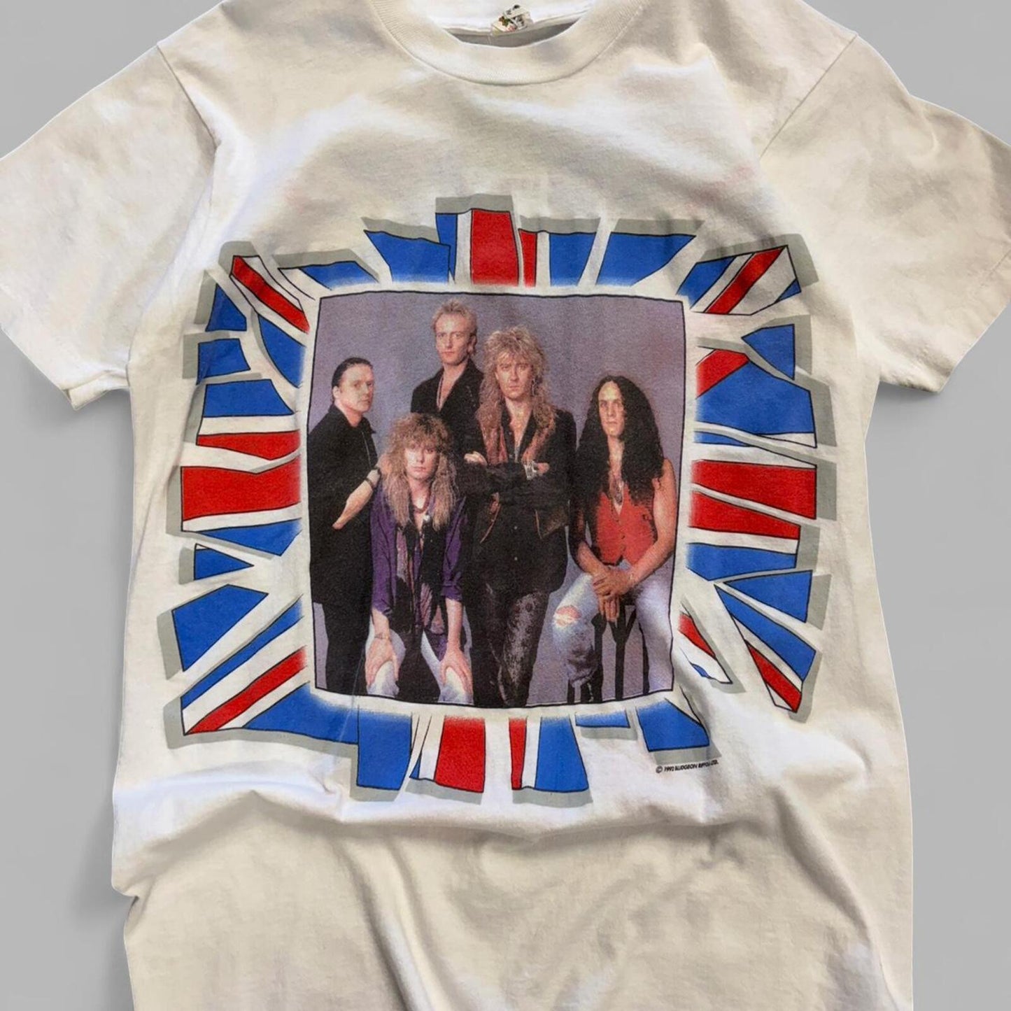 1992 Def Leppard 7 Day Tour Tee - L