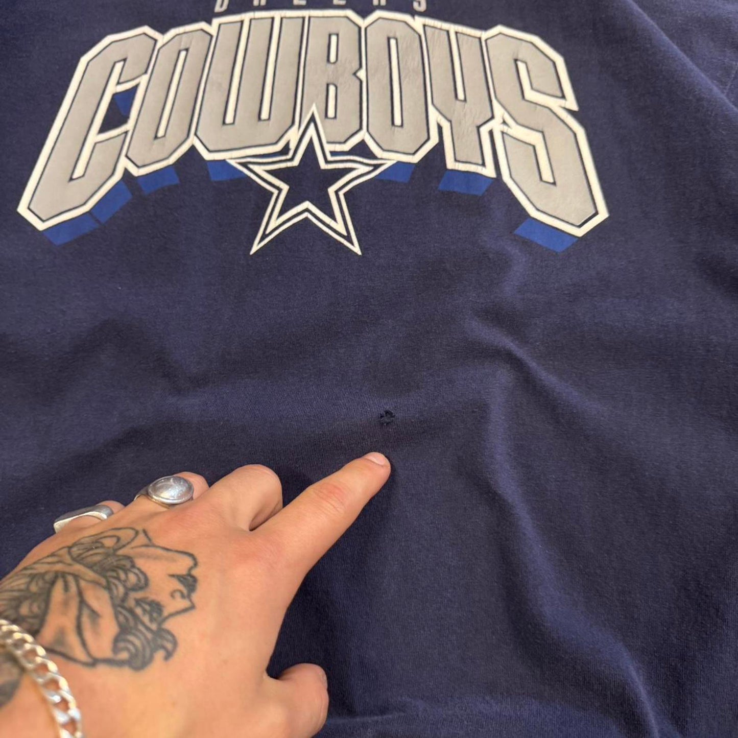Vintage 90s Reebok Dallas Cowboys Tee - XL