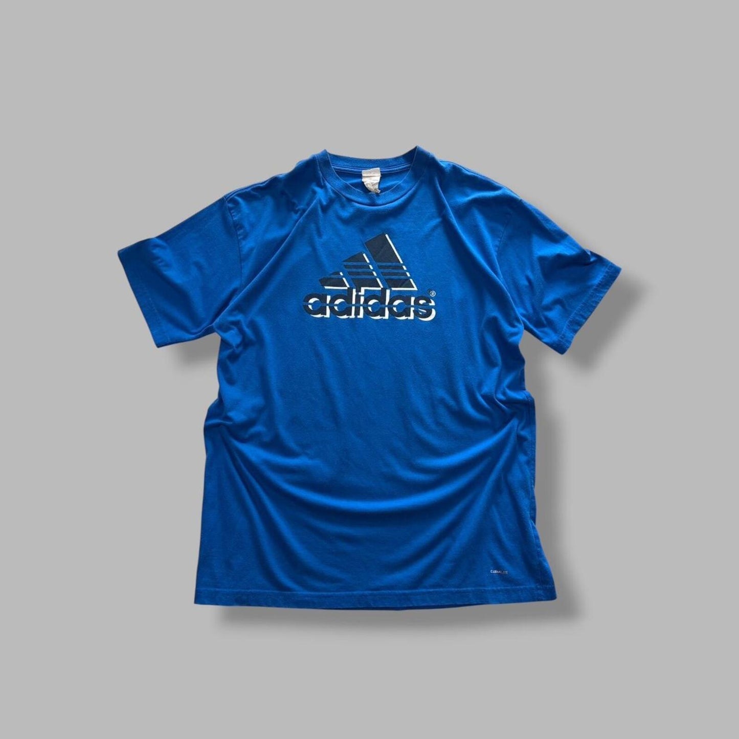 90s Blue Adidas Tee - XL