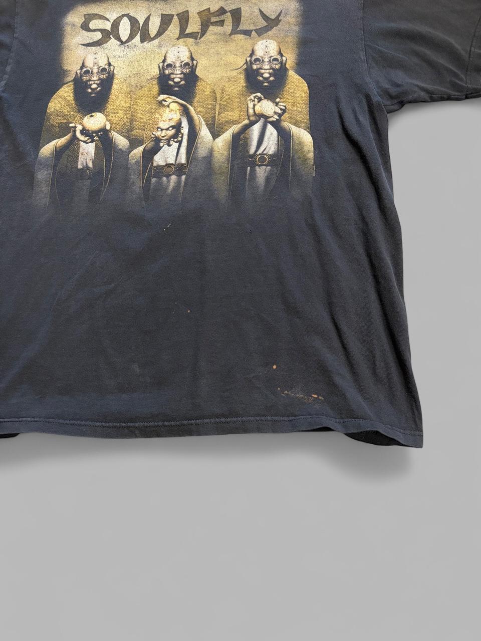 2010 Soulfly Omen Metal Tour Tee - L
