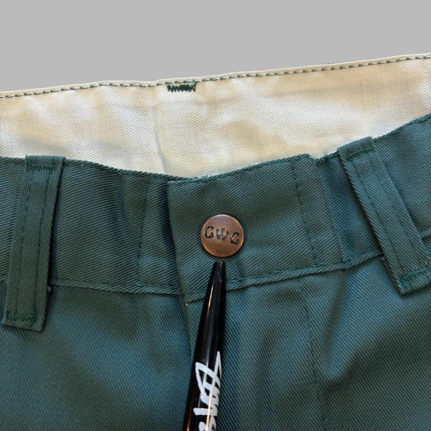80s GWG green trousers - 32