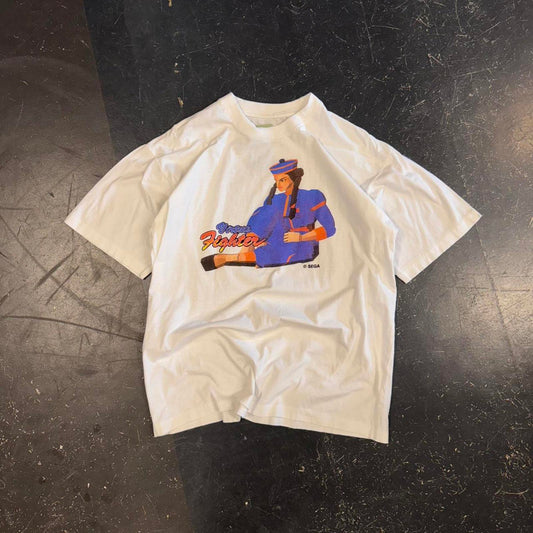 Vintage 90s Sega Virtua Fighter Blue Pai Chan Tee - M
