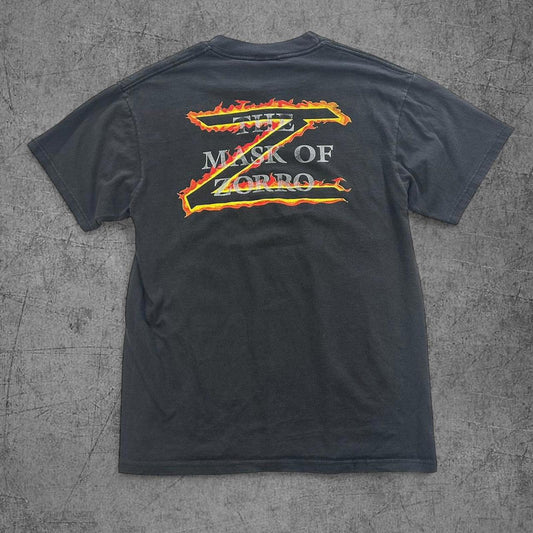 Vintage 90s Mask of Zorro Movie Tee - M