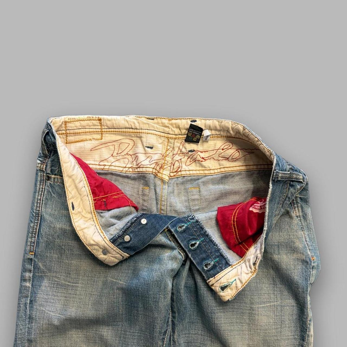 Y2K Buffalo Faded Bootleg Jeans - 36