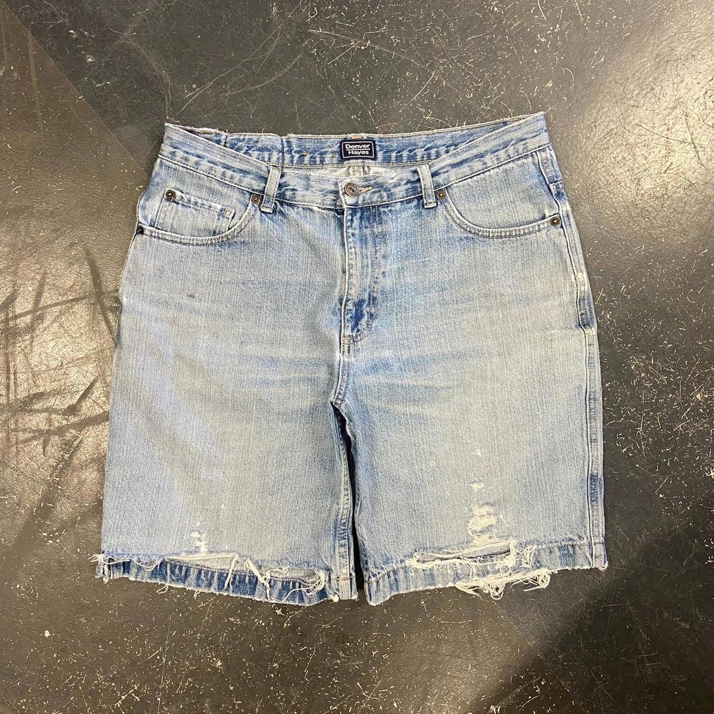 Vintage Distressed Denver Hayes Jorts - 34
