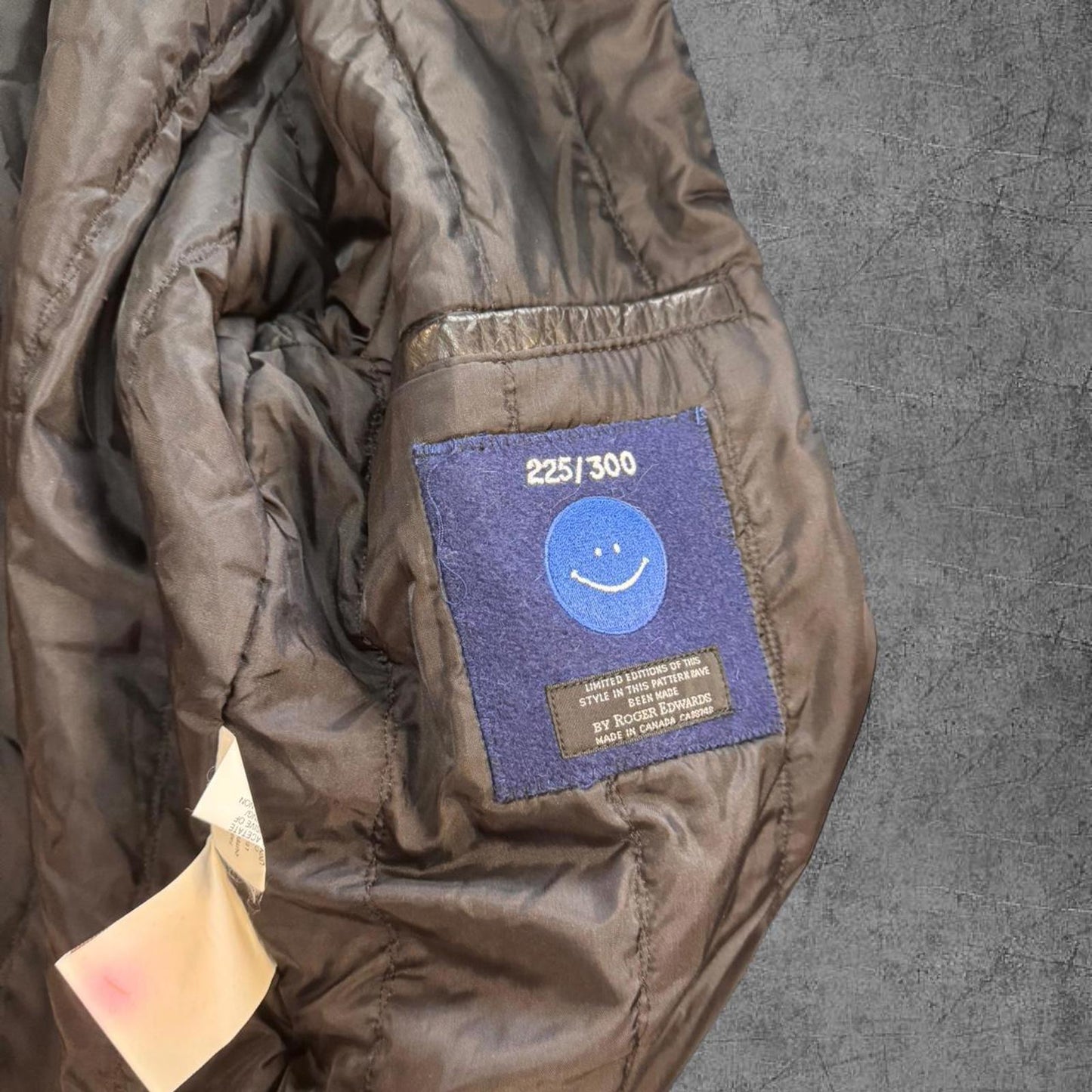 Vintage 90s NHL Labatt Blue Limited Edition Leather Coat - L