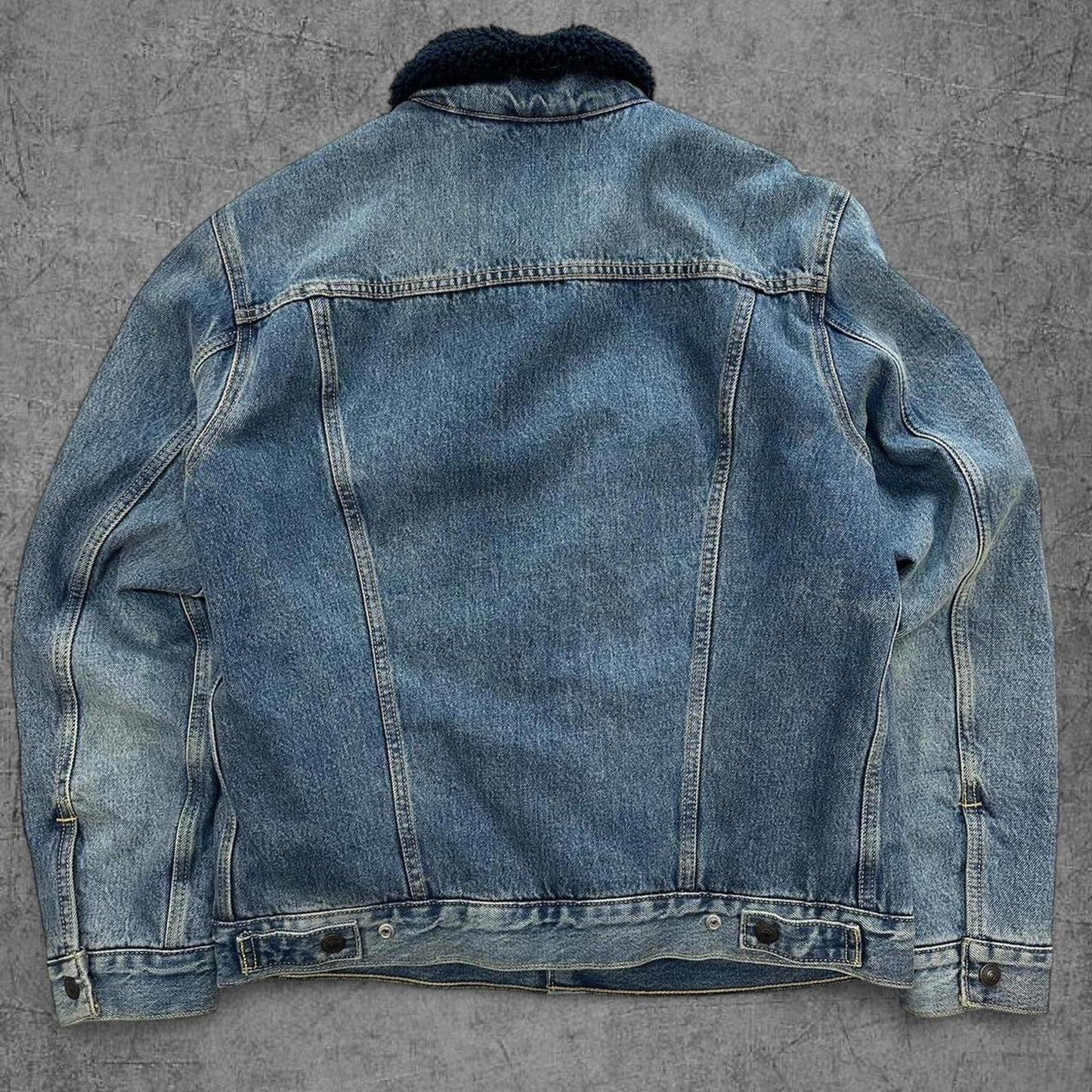 Levi Sherpa Lined Big E Reissue Jacket - M