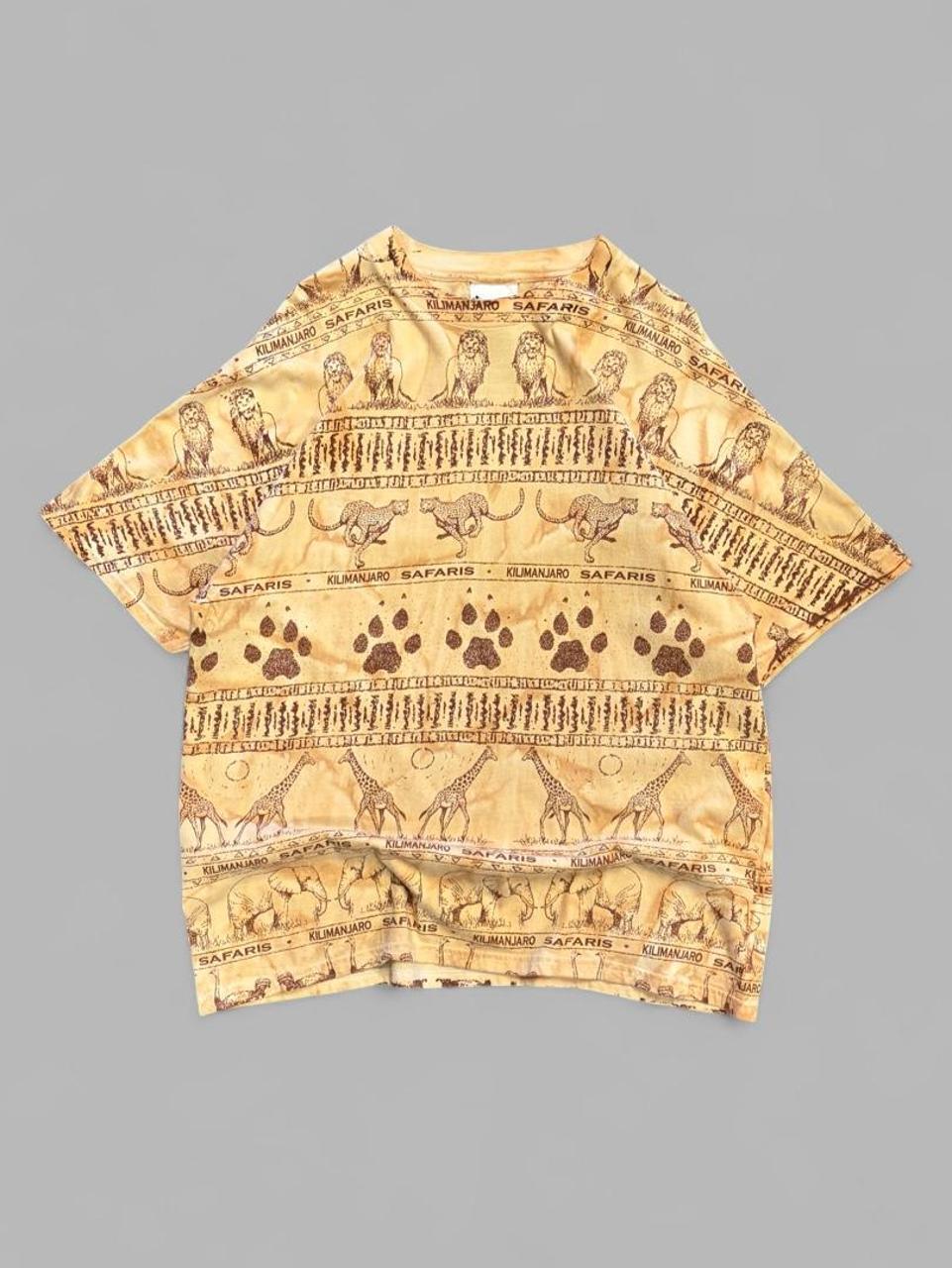 Vintage 90s Disney Safari AOP Tee - XL