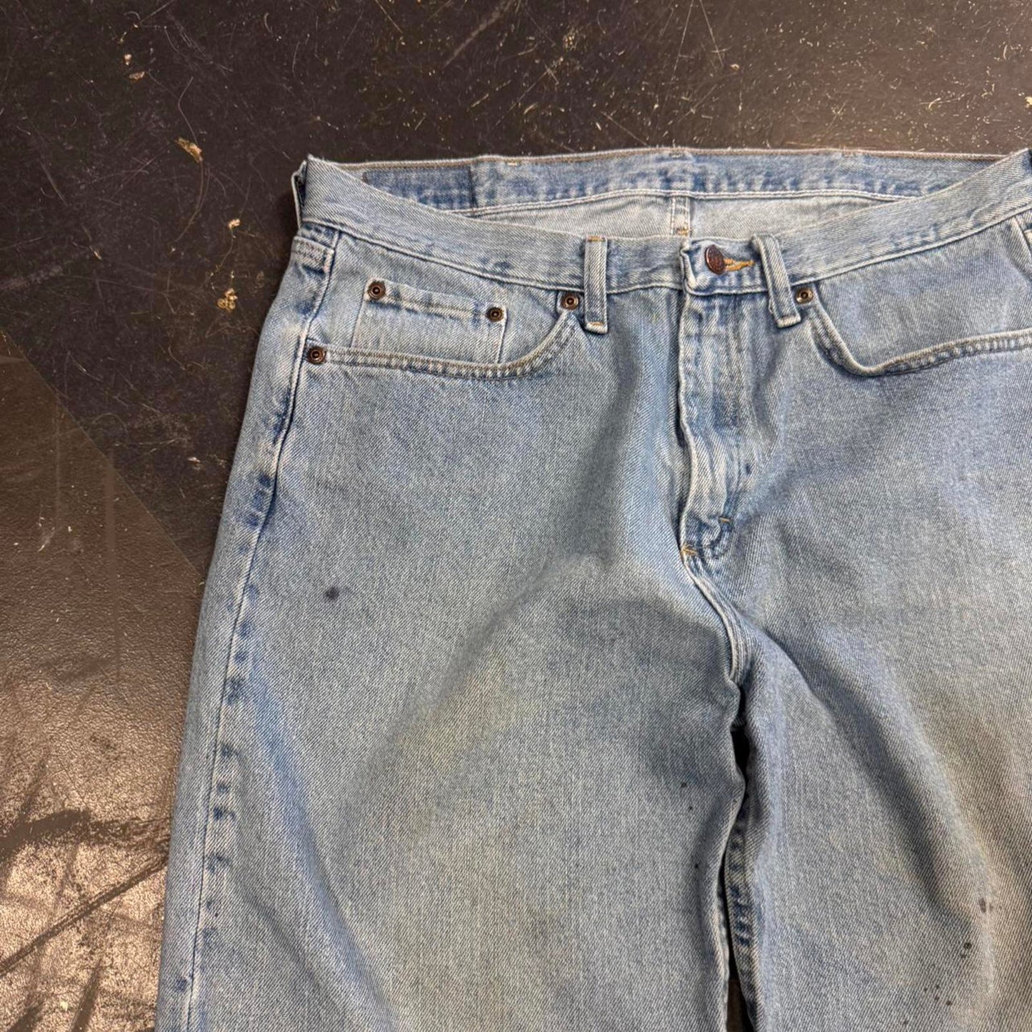 Vintage Wrangler Light Wash Jorts - 32