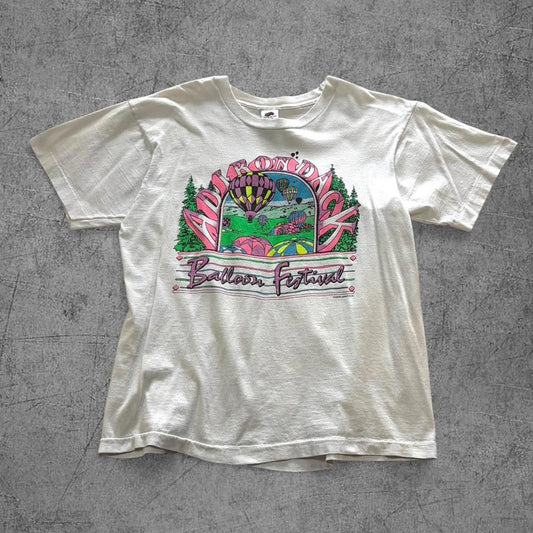 Vintage 90s Adirondack Balloon Fest Tee - M
