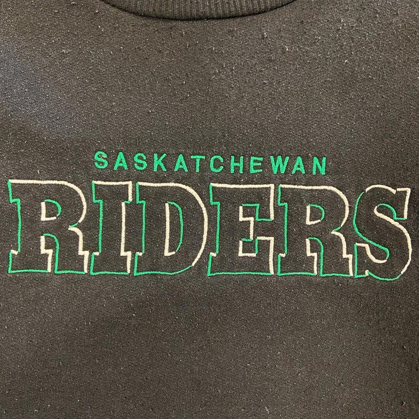 90s Saskatchewan Riders CFL Crewneck - XL