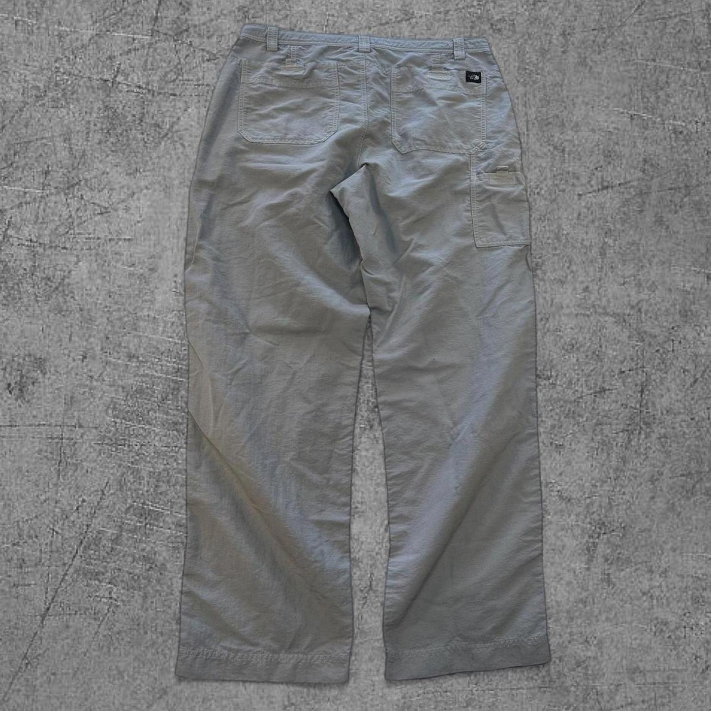 North Face Grey Double Knee Hiking Pants - 38