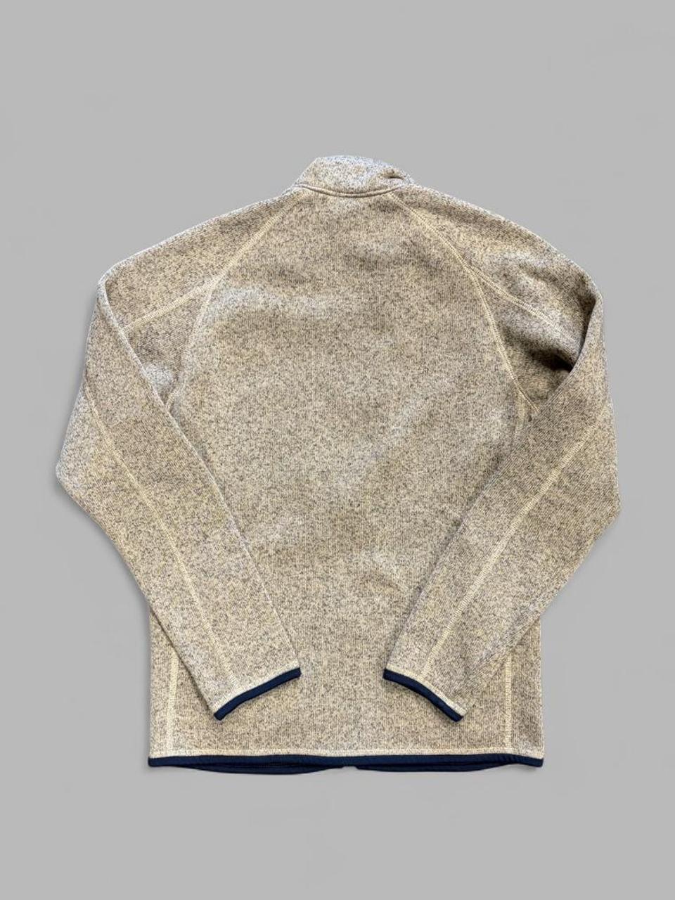 Patagonia Sand Coloured Zip Up Fleece - S