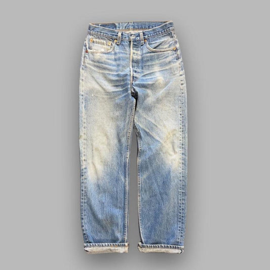 Vintage 1994 Levi 501xx Raw Denim Jeans - 30