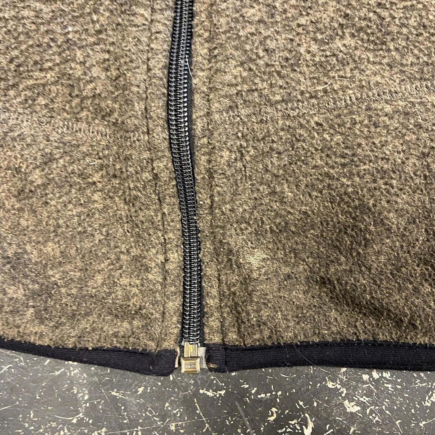 90s Brown Zip Up Fleece - XL