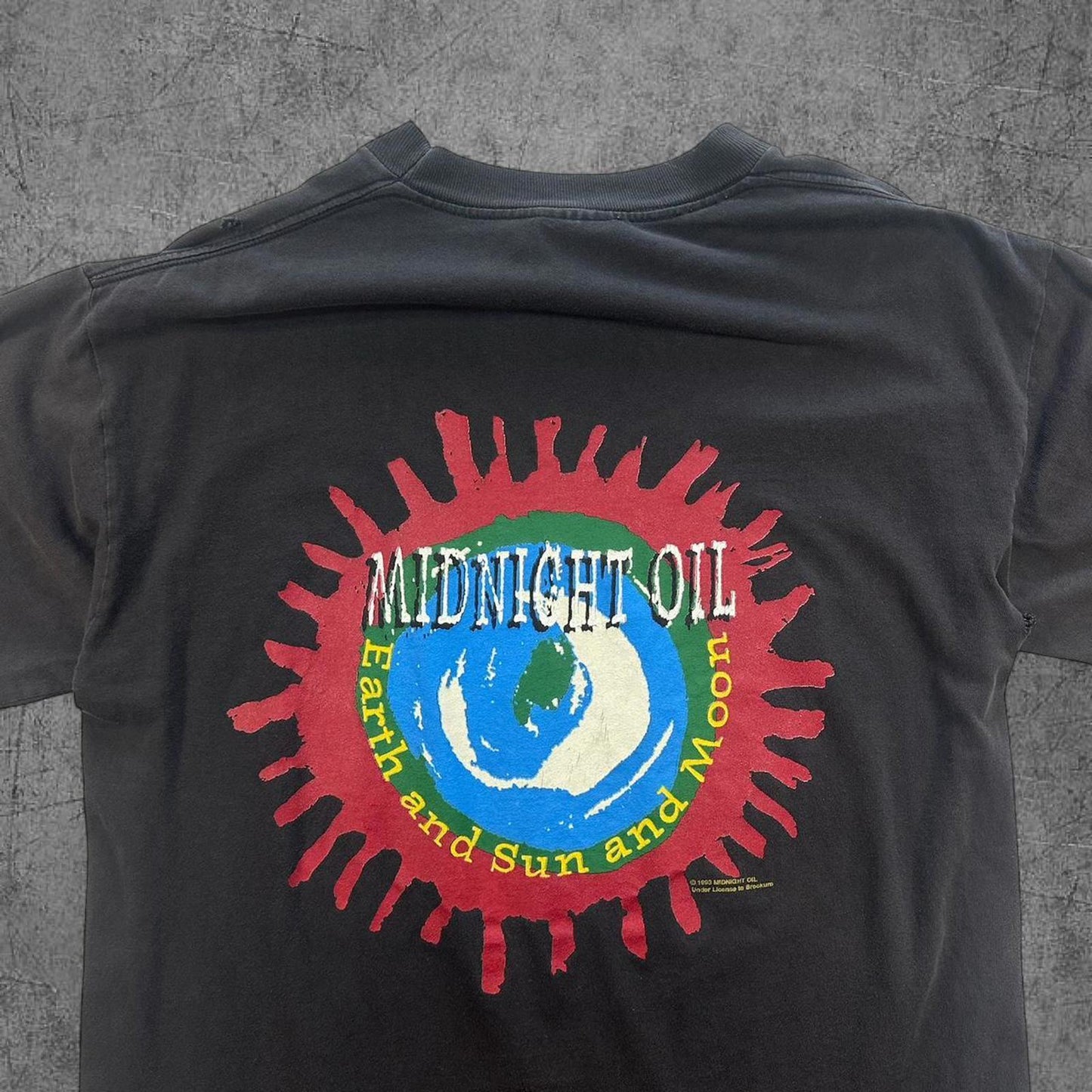 Vintage 1993 Midnight Oil Tour Tee - L