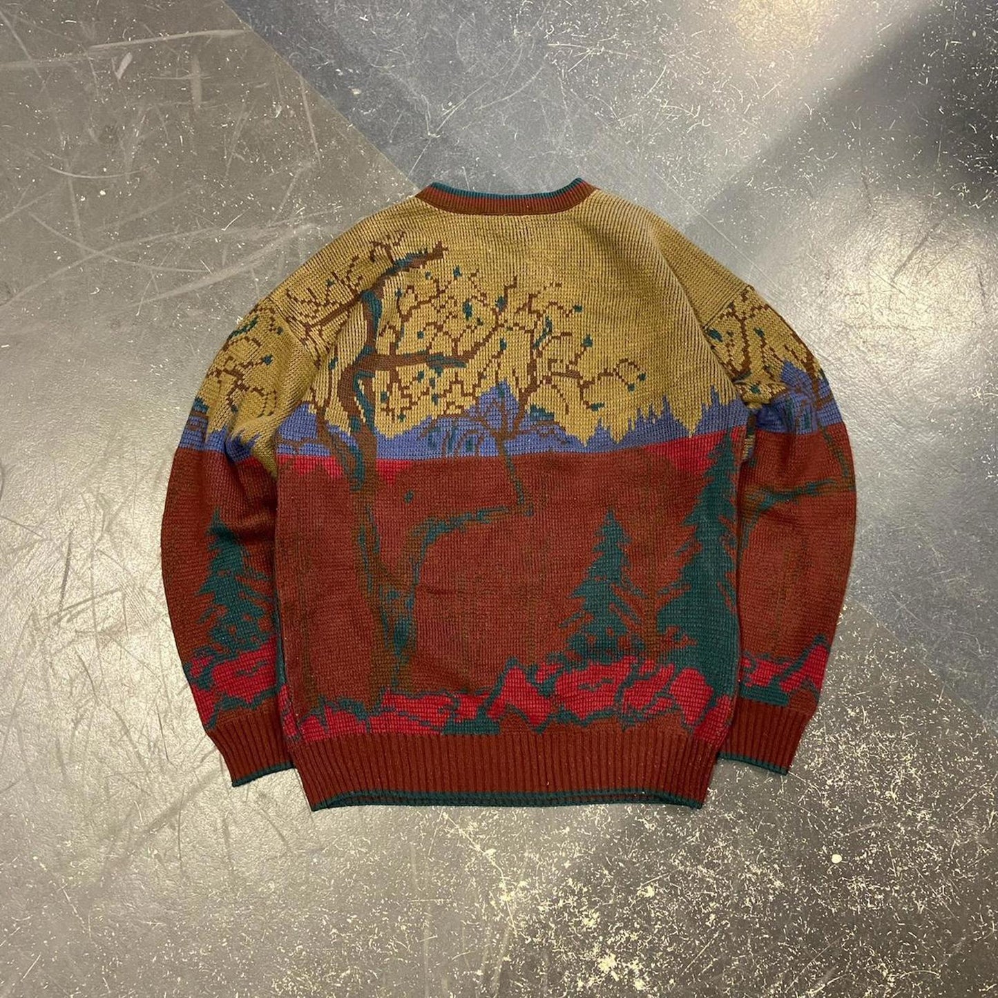 Vintage 90s Sears Duck Hunting Knit - L