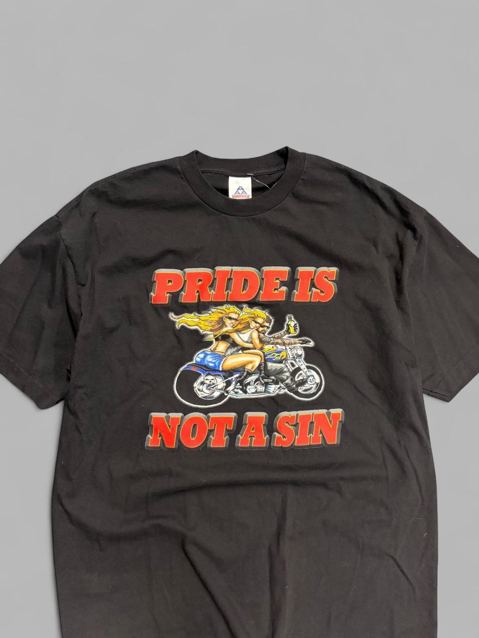 Vintage Pride is not a Sin Biker Tee - XL