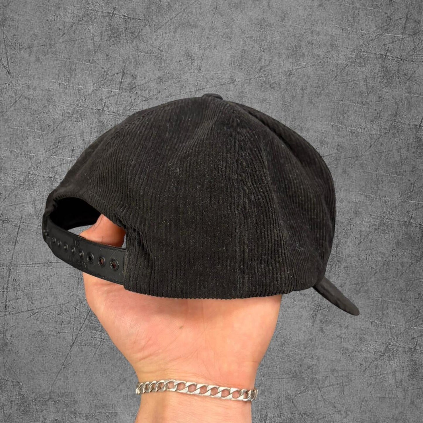 90s Vancouver Canucks Skate Logo Anniversary Corduroy Cap