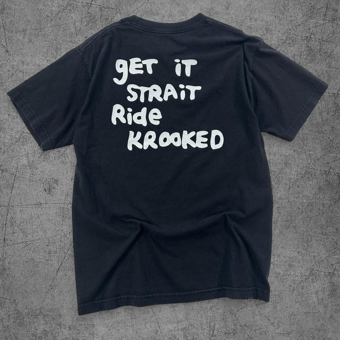 Y2K Krooked Skateboarding Tee - M