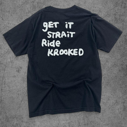 Y2K Krooked Skateboarding Tee - M