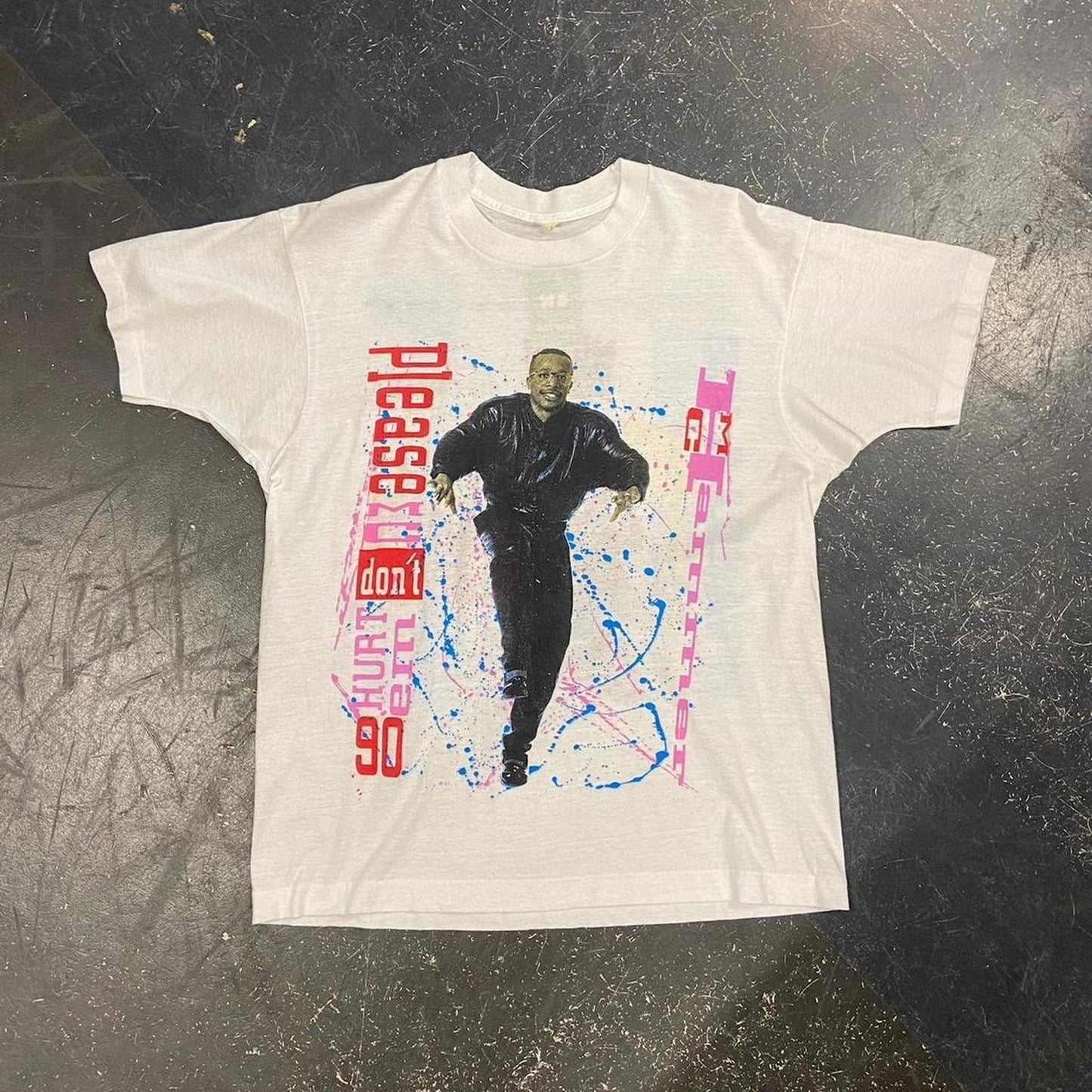 1990 Mc Hammer Vanilla Ice Bart Simpsons Tee - XL