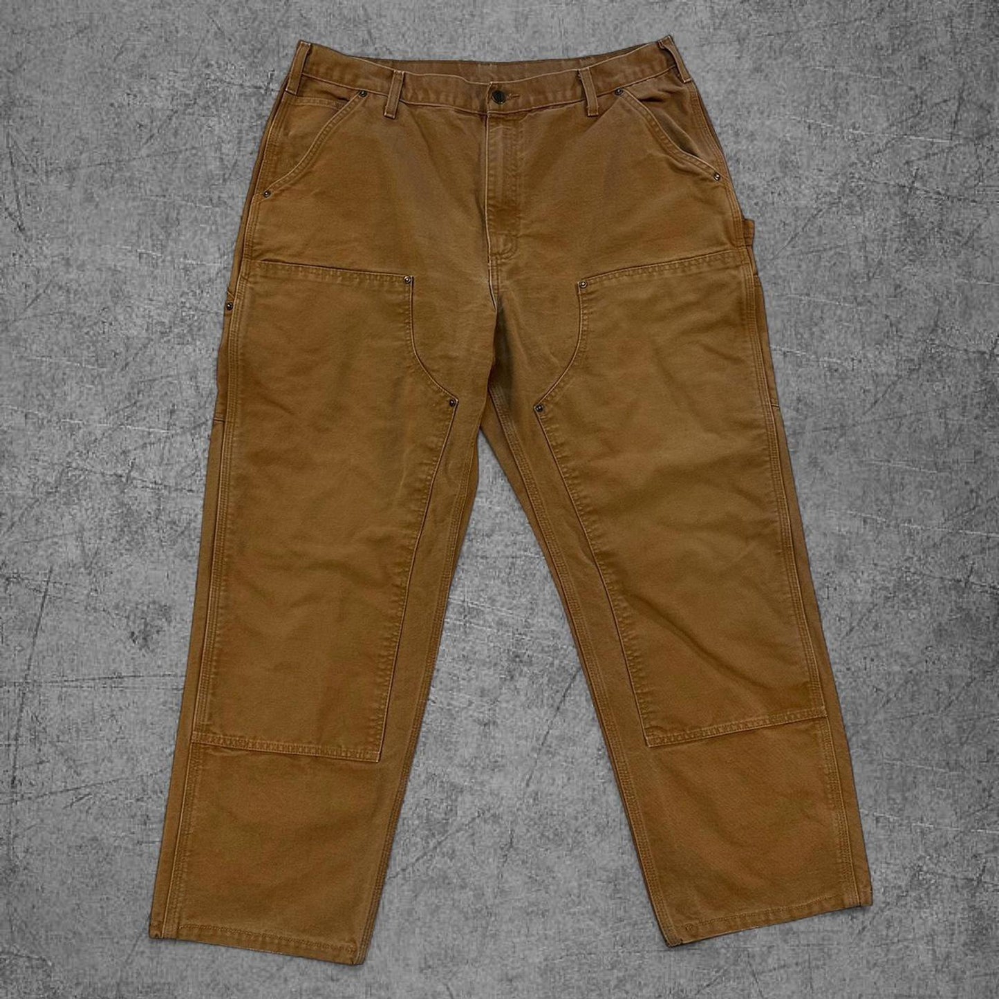 Vintage Tan Carhartt Double Knees - 38