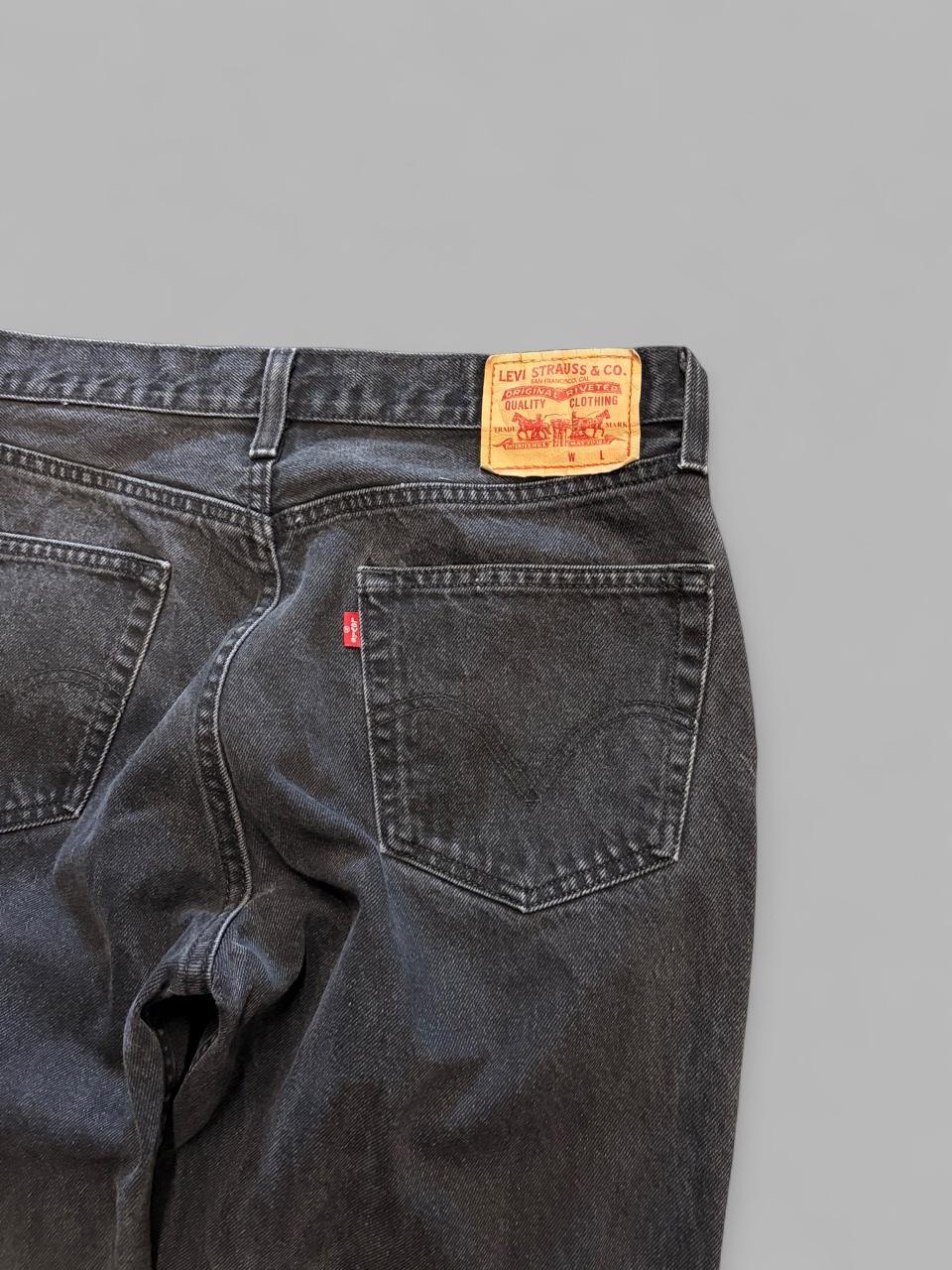 Y2K Black Loose Fit Levi 550 Jeans - 32